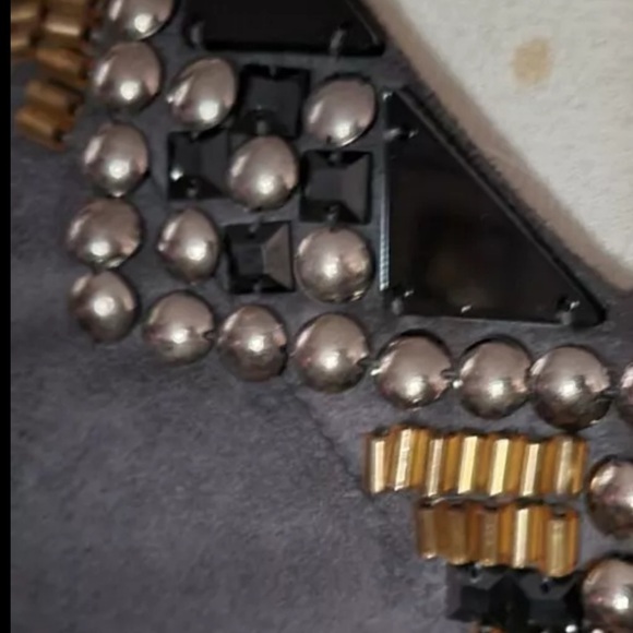 Bebe Addiction Collection Jeweled Grey Fitted Cocktail Party Dress Size Small S - Picture 6 of 9